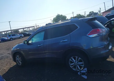 2015 Nissan Rogue Sv из США, поврежденный, VIN KNMAT2MVXFP566406